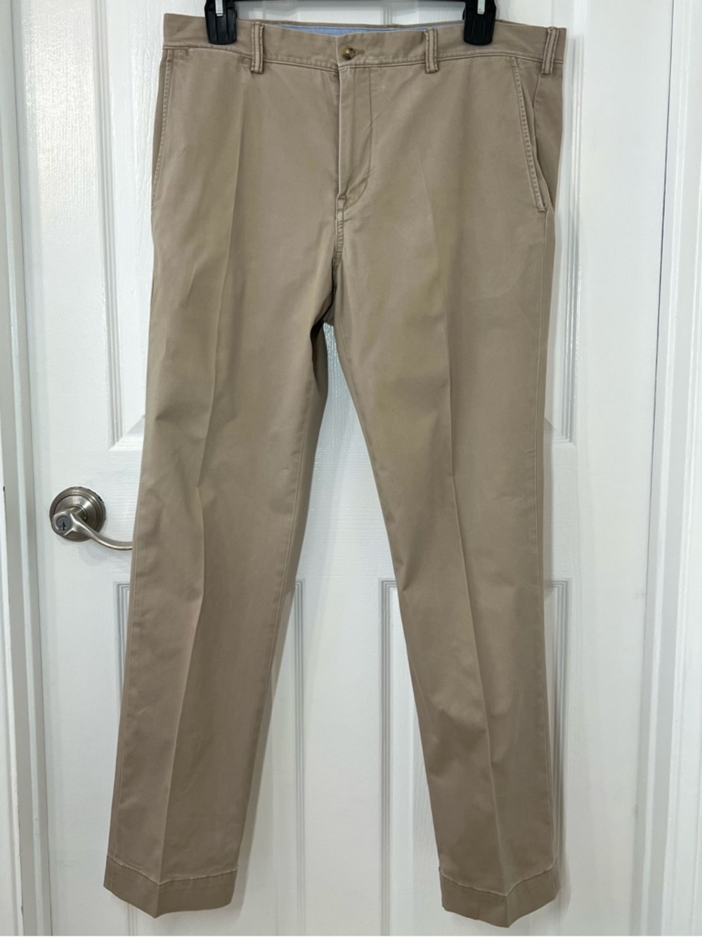 Ralph Lauren Pants Men's Khaki Stretch Straight Fit Chinos 36/32